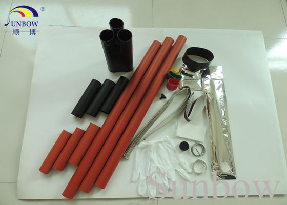 Porcellana 11kV Heat Shrink Cable Joints Cable Accessories for 3 Core XLPE Cables fornitore