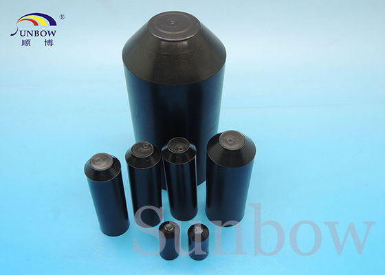 Porcellana Poliolefina termorestringibile dei cappucci protettivi del tubo flessibile del silicone allineata adesivo fornitore