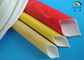 Polyurethane Fiberglass Sleeving/PU coated sleeves/ insulating tubes fornitore